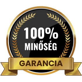 100% minőség garancia