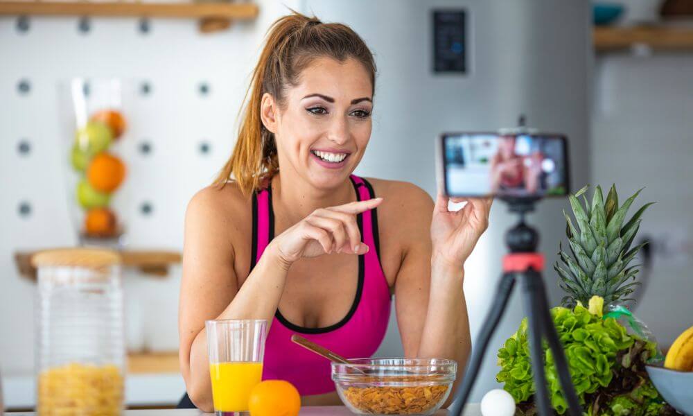 influenszer videózás